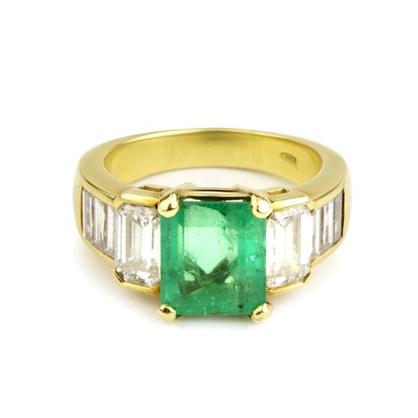 Anello smeraldo colombiano-1
