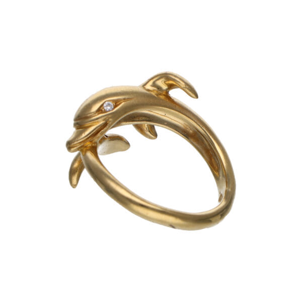 Anello a forma di delfino