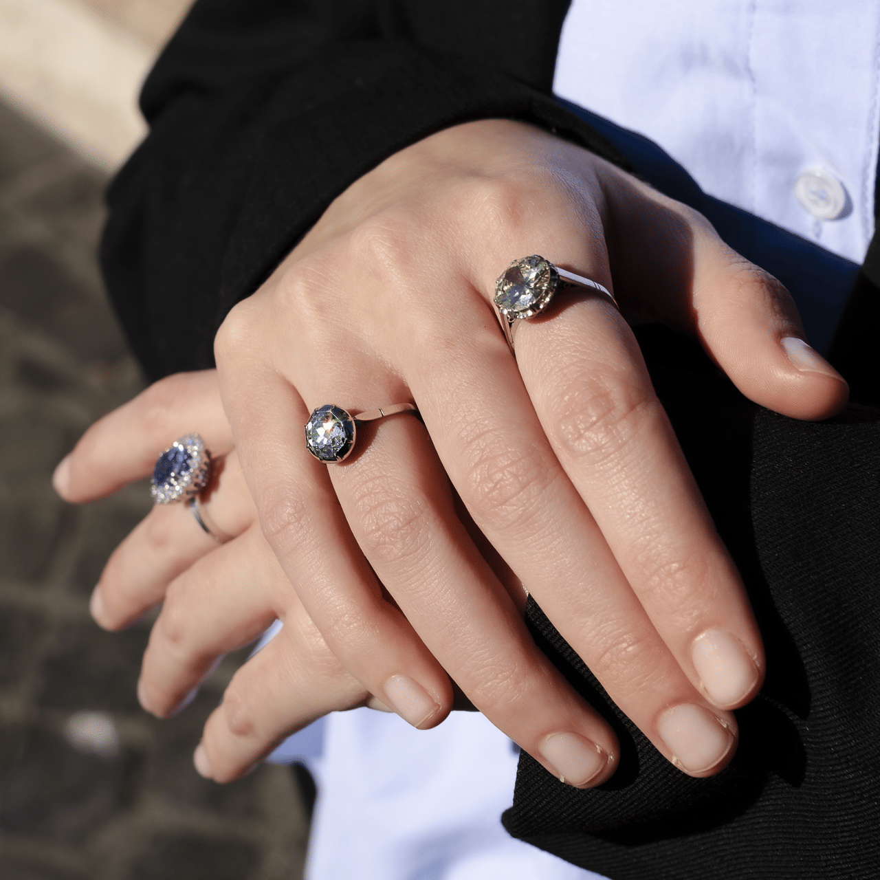 Edwardian Diamond Solitaire Ring - Image 6