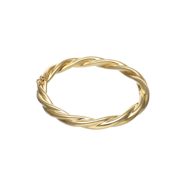 Bracciale Anni ’80 a Motivo Intrecciato in Oro Giallo 18kt