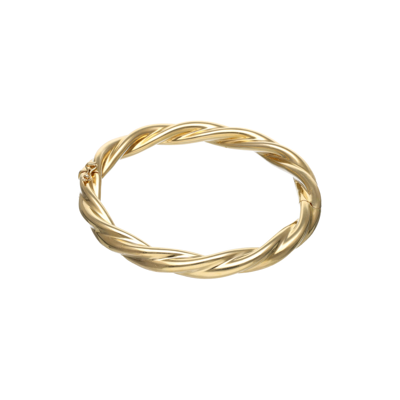 Bracciale Anni ’80 a Motivo Intrecciato in Oro Giallo 18kt