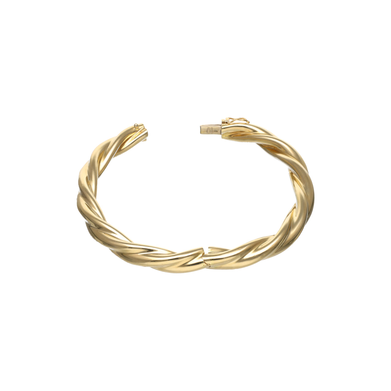 Bracciale Anni ’80 a Motivo Intrecciato in Oro Giallo 18kt - immagine 3