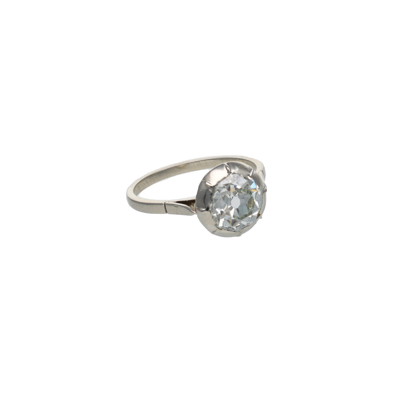 Edwardian Diamond Solitaire Ring - Image 2