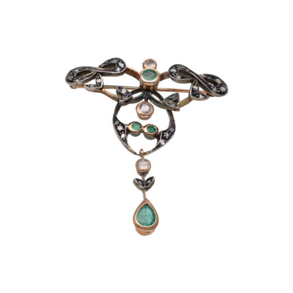 Spilla revival in stile art nouveau_1