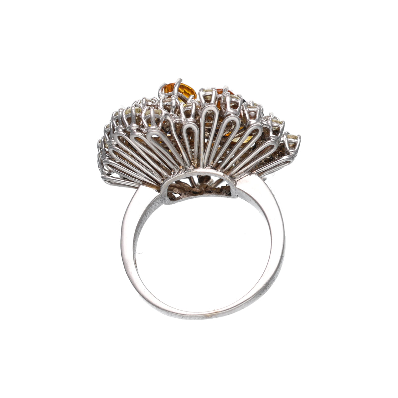 Fantasy Ring with Diamonds and Sapphires - Image 2