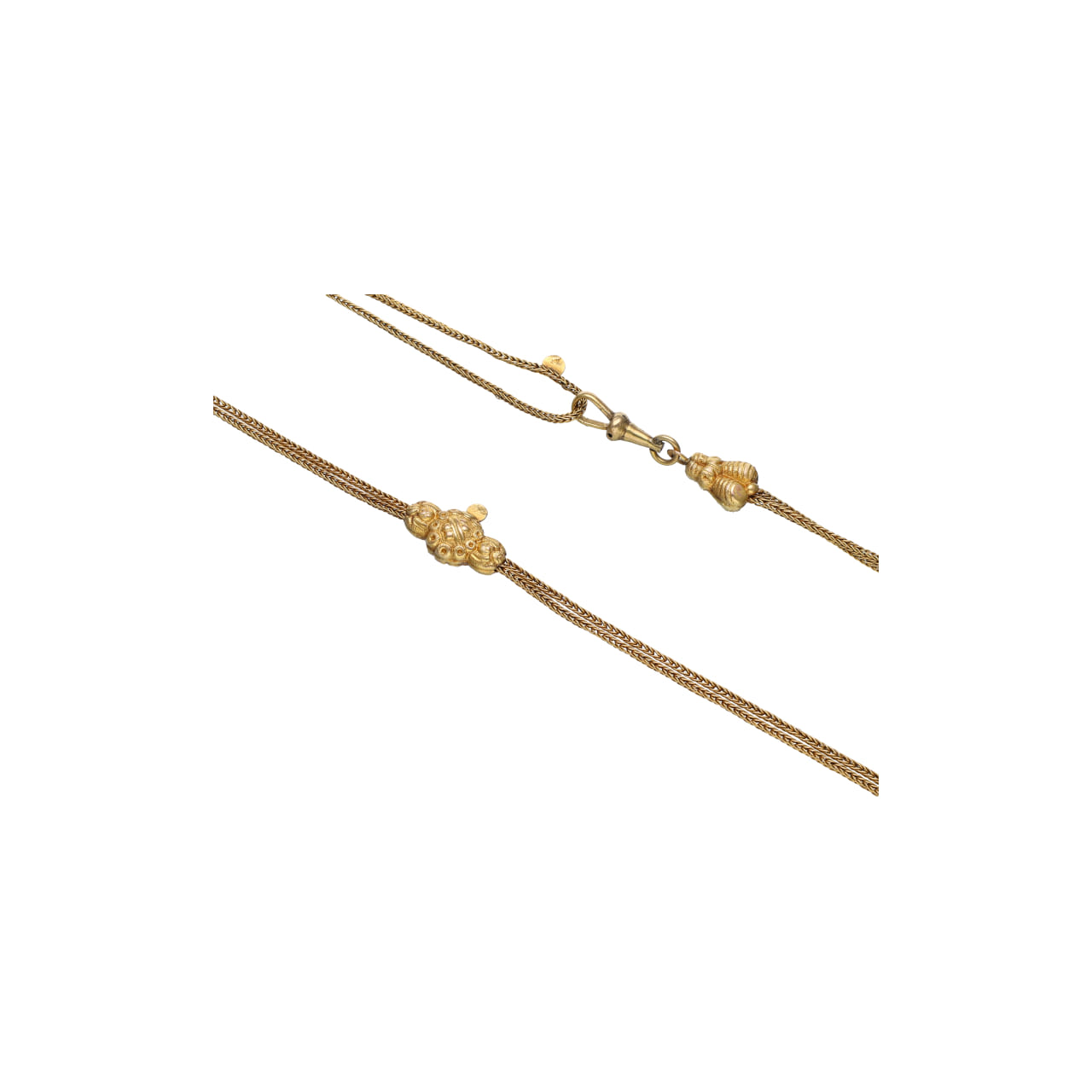 19th-Century Sliding Necklace in 16 kt Yellow Gold - Image 3
