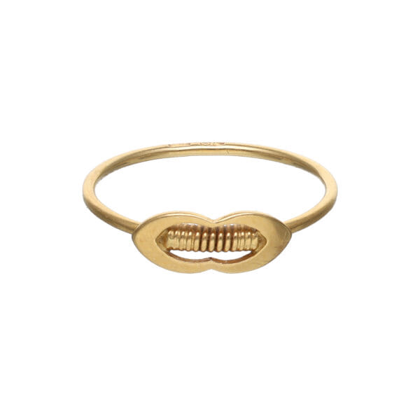 1980s 18kt Gold Ring