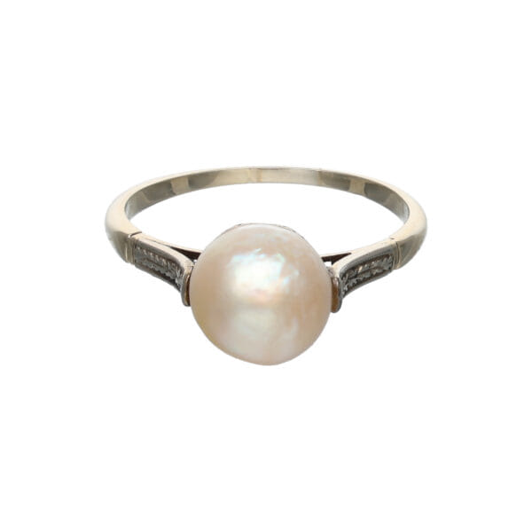 Edwardian Ring with Pearl