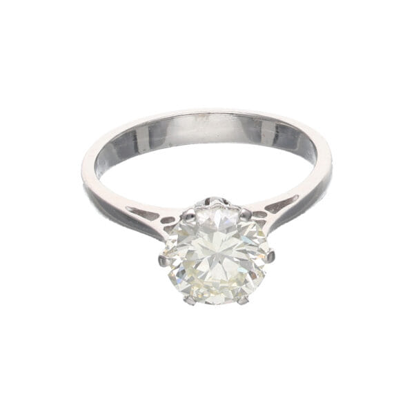 Solitario anni 60 con diamanti taglio brillante_1