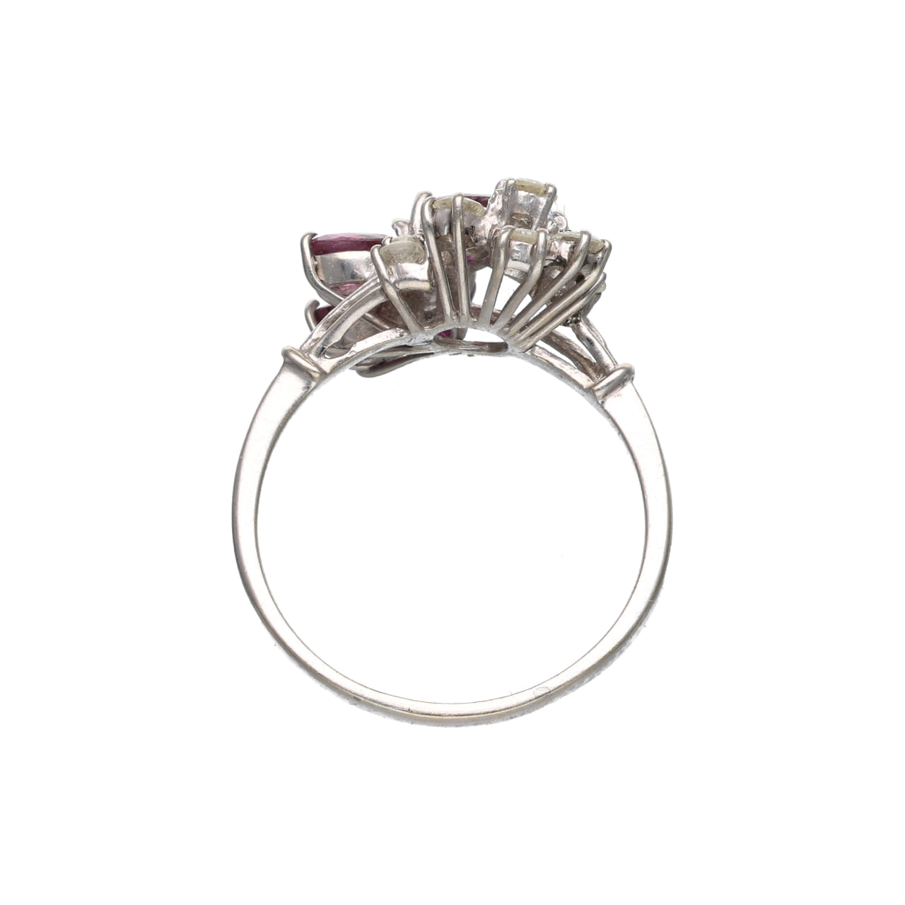 1960s Fantasy Ring with Diamonds and Rubies - Image 3