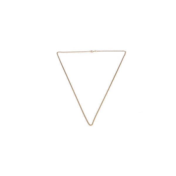Catenina vintage oro giallo 18kt maglia groumette_1