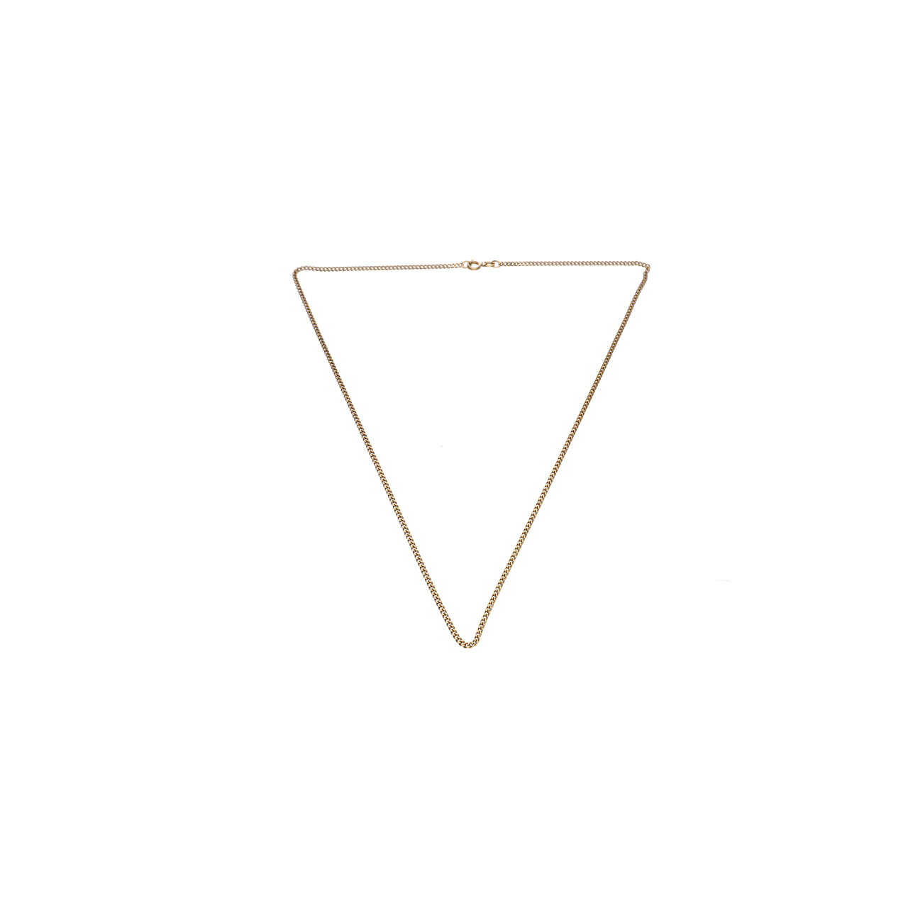 Catenina vintage oro giallo 18kt maglia groumette_1