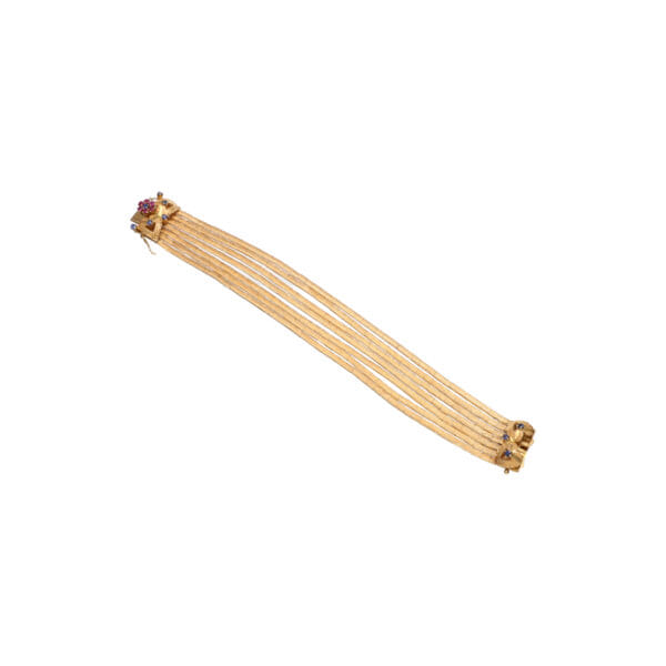 Bracciale anni 80 tobugas piato 7 fili_1