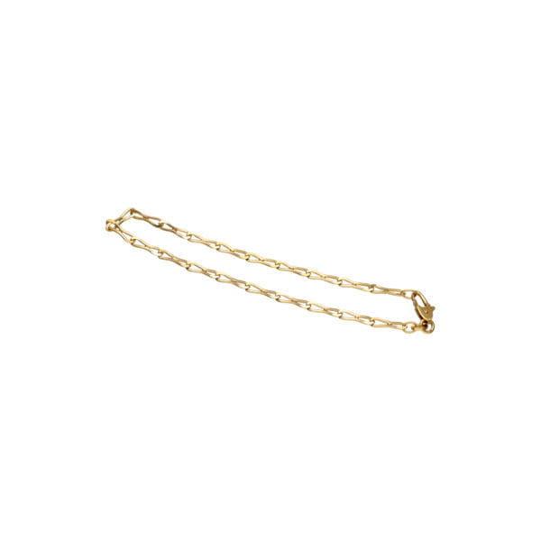 Vintage Yellow Gold Infinity Link Bracelet in 18kt Gold