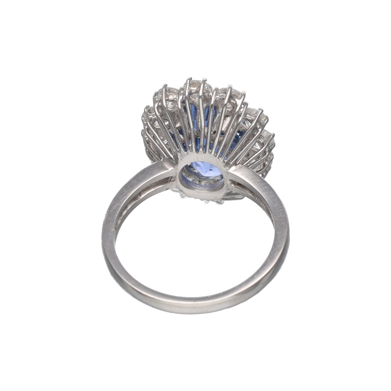 1960s Ring with Sapphire and Diamonds - Image 3