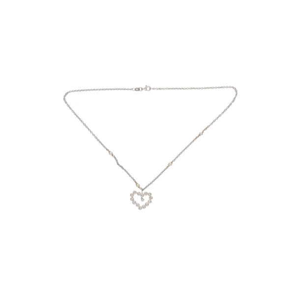 Collier faraone in oro bianco 18 kt con perle e diamanti_1