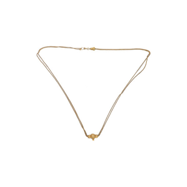 19th-Century Sliding Necklace in 16 kt Yellow Gold