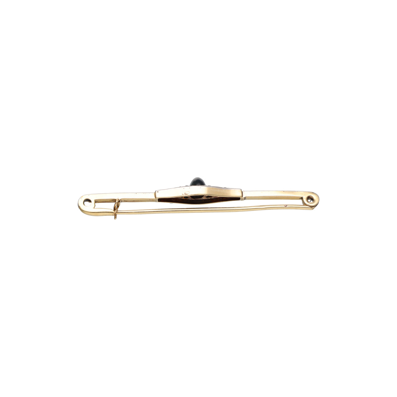Art Déco Brooch with Sapphires and Rose-Cut Diamonds - Image 3